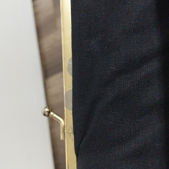 #59.VTG Quilted Leather Multicolor Snap Top Wallet - Picture 8 of 9